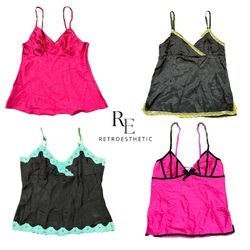 Y2k Unique Women’s Silk Cami Top RE-3485