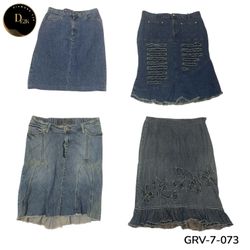Women’s Denim Long Skirt – Premium Y2K Vintage Sty..