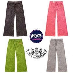 Retro Juicy Couture Velour Sweatpants Bellow Botto..