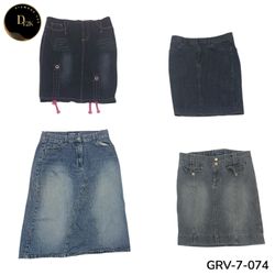 Women’s Denim Maxi Skirt – Authentic Y2K Vintage F..