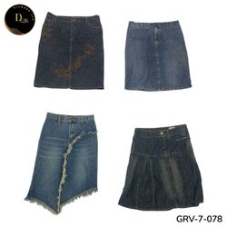 Women’s Casual Denim Long Skirt – Timeless Y2K Vin..