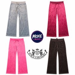 Y2K Juicy Couture Velour Sweatpants Bell Bottoms 8..