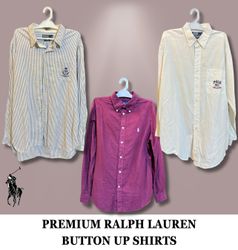 Premium Ralph Lauren Button Up Shirts (Stripes and..