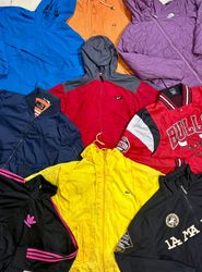 Mix branded track jacket
