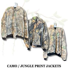 Camo / Jungle Print Jackets