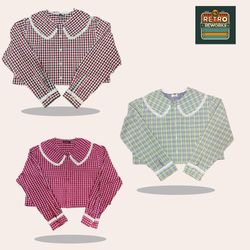 SS26 Upcycled Frill Collar Shirt