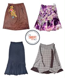 Y2K Vintage Summer Floral Skirts LX479