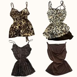 Espresso Y2K Cami Tops - ST-006