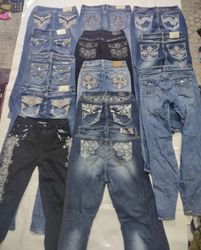 Y2K embellished jeans