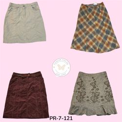 Women's Y2K A-Line Skirt – Casual Retro Fashion (P..