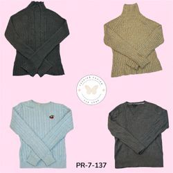 Women’s Classic Wool Blend Sweater – Elegant Casua..