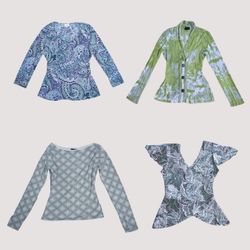Y2K Island Aesthetic Mesh Tops