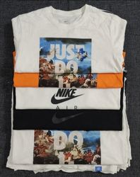 Nike Crewneck Plain / Round Neck Printed T-shirts