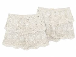 CR1894 UPCYCLED CROCHET MINI SKIRT