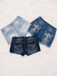 Y2K denim mini sexy shorts