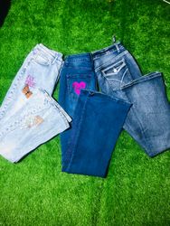 Y2K High Waist Flare Jeans | 70s Inspired Bell Bot..