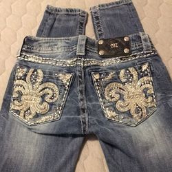 Miss me true religion rock revival skinny jeans