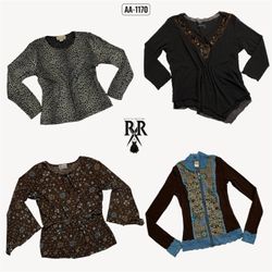 Y2k Earthy Tones Mix Tops (AA-1170)