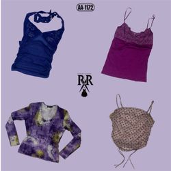 Y2K Midnight Vibe Mix Tops (AA-1172)