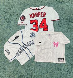 Upcycle baseball Jersey Crop Top (Dv -07)