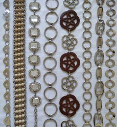Y2K Silver Chain belts