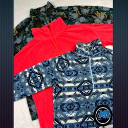Mix branded fleece jacket