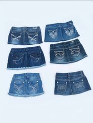 Y2k Denim mini skirts bundle (VM-97)