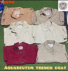 Aquascutum trench coat Tr 074
