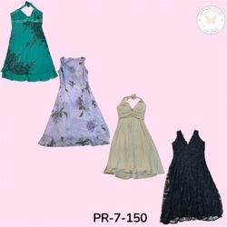 Women's Polyester Floral Print Maxi Dress – Casual..