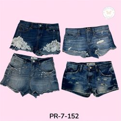 Women’s Denim Mini Shorts – Stylish Casual High Wa..