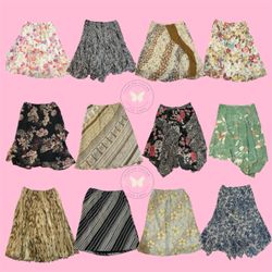 200 Pcs Mixed Polyester & Mesh Skirts – Bulk Women..