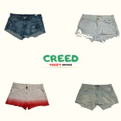 ✨ Embroidered Denim Womens Shorts Collection (CV:0..