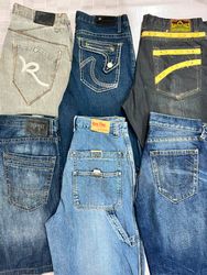 R553 Men Baggy Denim Hip-Hop Shorts