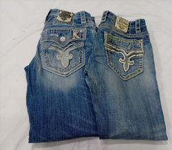 CR10066 Vintage Rock Revival Men’s Jeans