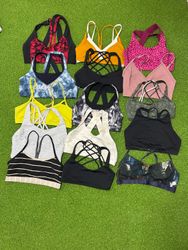 Yv513 Lululemon Mix Sports Bra 15P