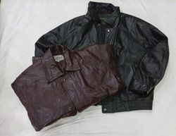 CR10080 Vintage Men’s Leather Jackets