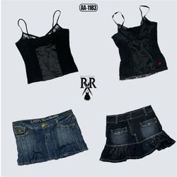 Y2K Black Gothic Mix and Match (AA-1183)