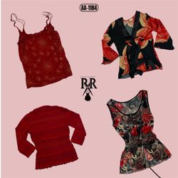 Y2K Romantic Grunge Mix Tops (AA-1184)