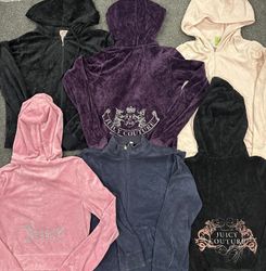 SD465- Juicy Couture Ladies Zipper Hoodies - 58 Pi..