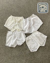 26 pcs EXACT Upcycled White Boxer Shorts