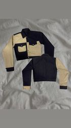 Upcycled Contrast Cotton Jackets