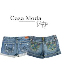 100726-6 Denim mini shorts 10 pcs