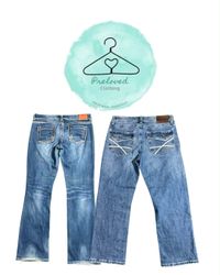 Y2K denim jeans 10 pcs (090726-1)