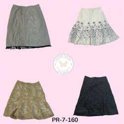 Casual Cotton Skirt for Women – Elastic Waist (PR-..