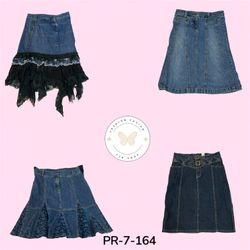 Women's Long Blue Denim Maxi Skirt – Casual Everyd..