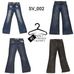 Y2K unique bootcut jeans  ( SV_002 )