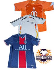 Vintage foot ball T shirt Soccer jersey