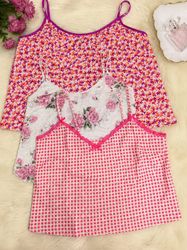 Y2K camisole and top