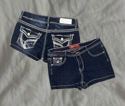 Upcycled Y2K Denim Sexy Shorts