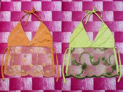 Y2K stylish beaded tops